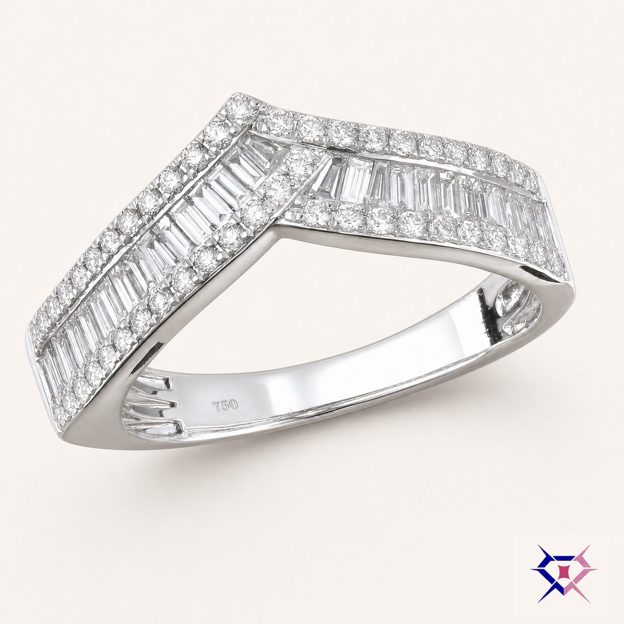 Architectural Diamond Ring