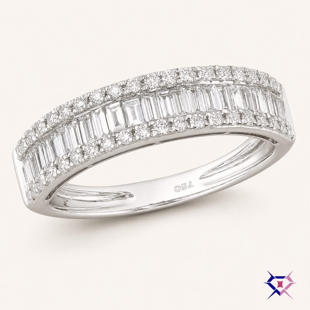 Baguette Diamond Band