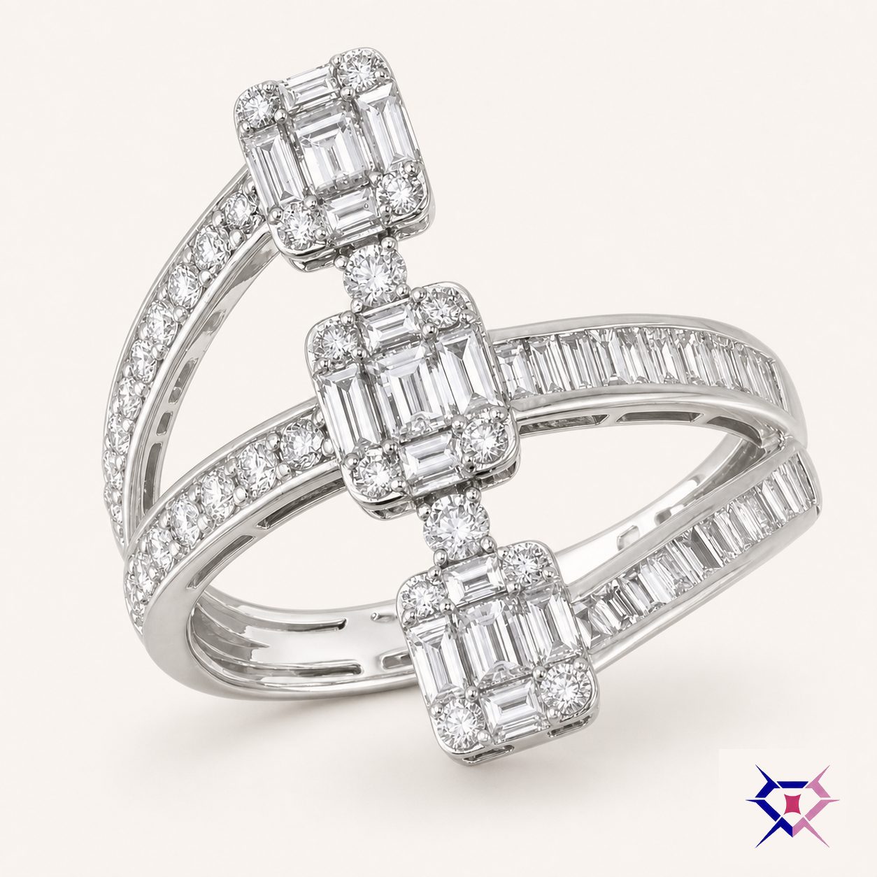 Three-Station Crossover Ring