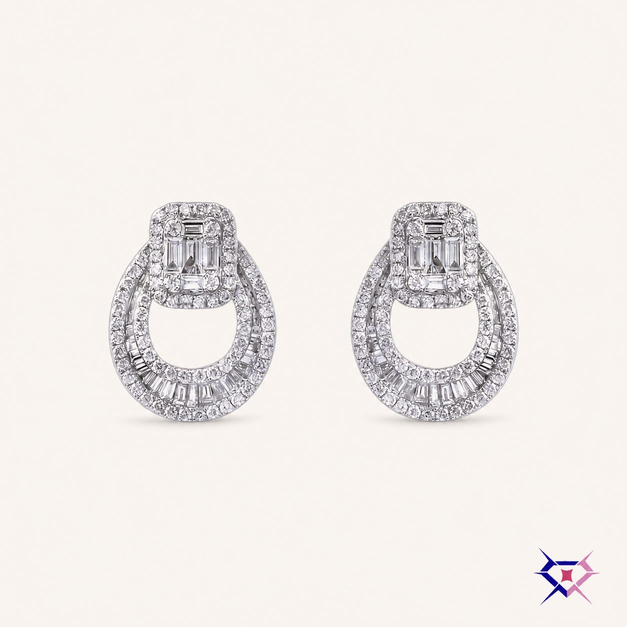 Diamond Drop Earrings