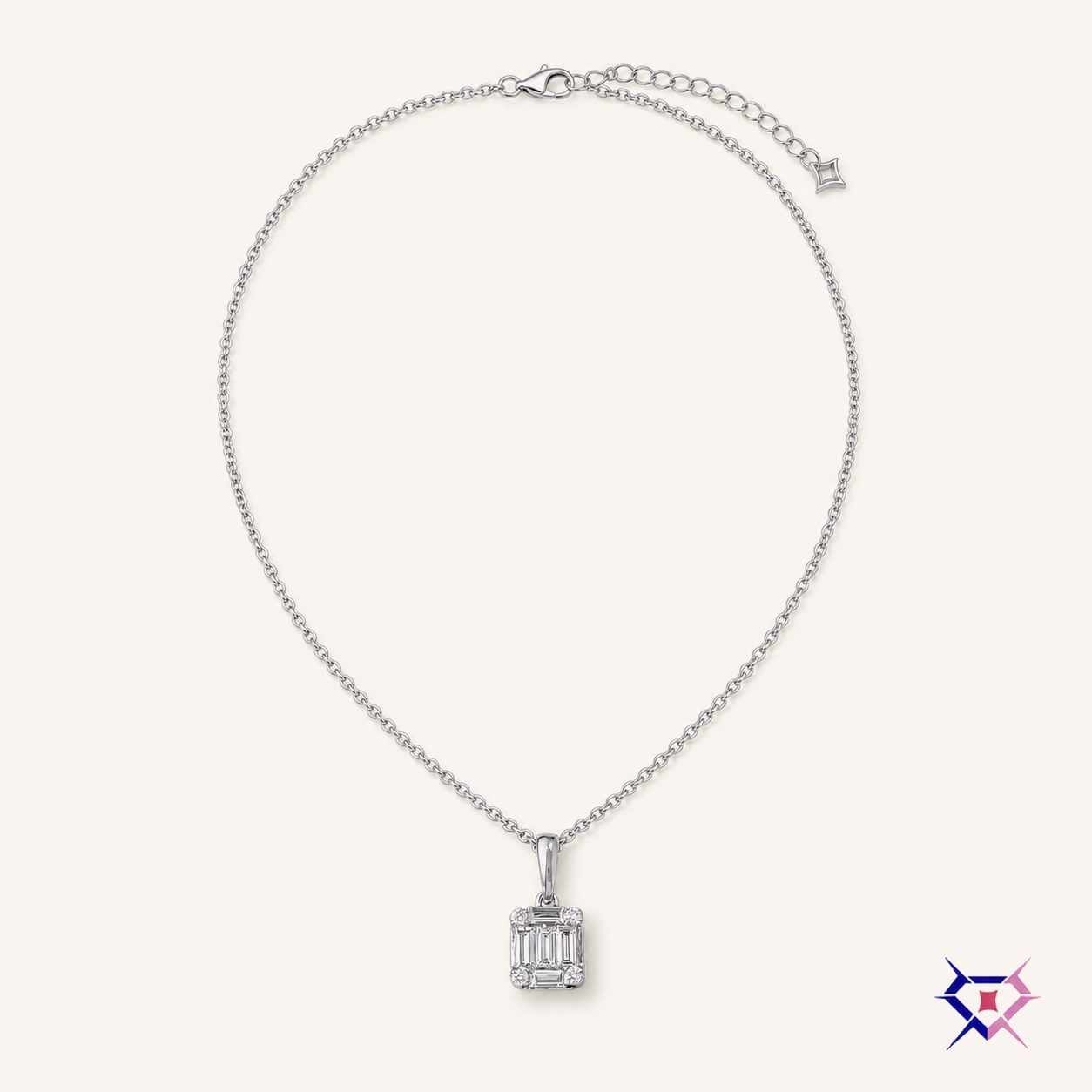 Diamond Cluster Pendant